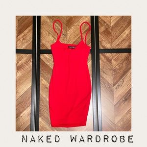 NAKED WARDROBE (NWT) - Body Con Dress - SZ Small